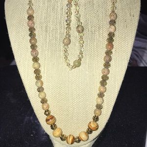 Swarovski Crystal and Glass Bead Jewelry Set